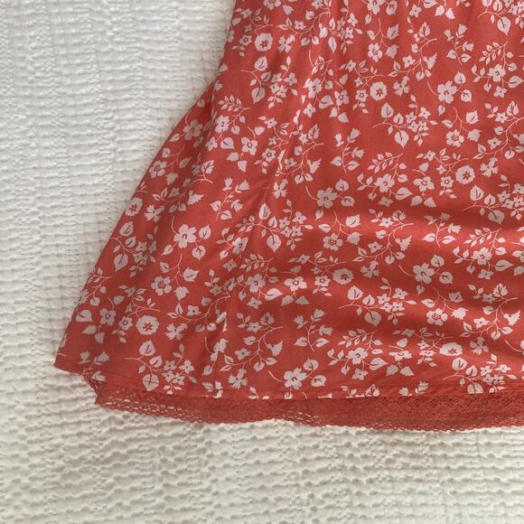 Abercrombie & Fitch Red Floral Midi Dress - Picture 5 of 12